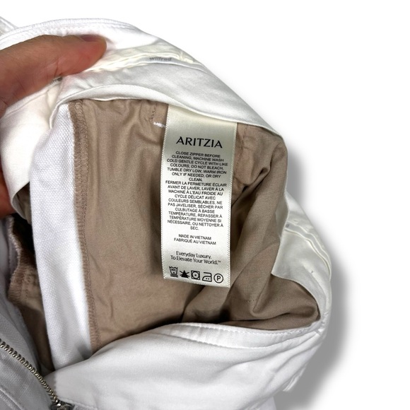 Wilfred by Artizia the Effortless Pant 10 CruiseLinen Lyocell White Chic Classic - Picture 14 of 16